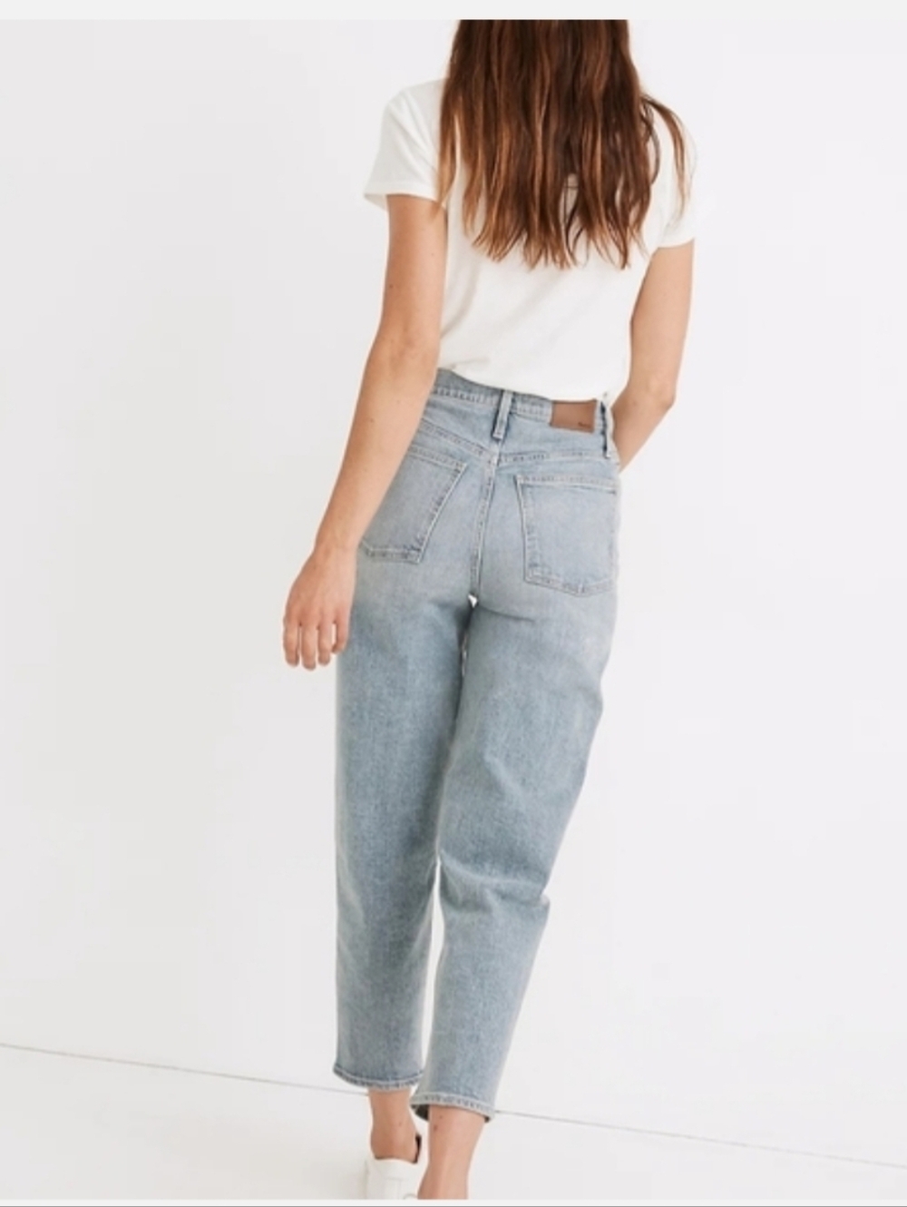 Madewell Balloon Jeans Medium Light Wash Size 24 - Picture 3 of 12